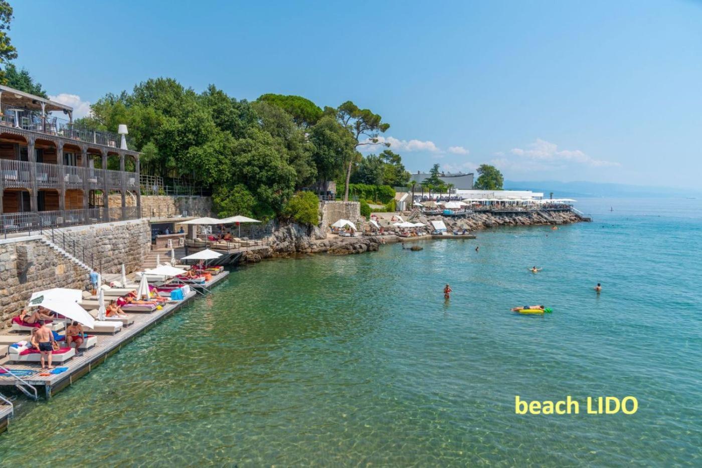 Milena Apartment Opatija Volosko Exterior foto